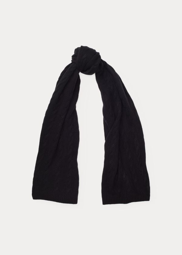 Women's Ralph Lauren Cable Cashmere Scarf | 623894RAW